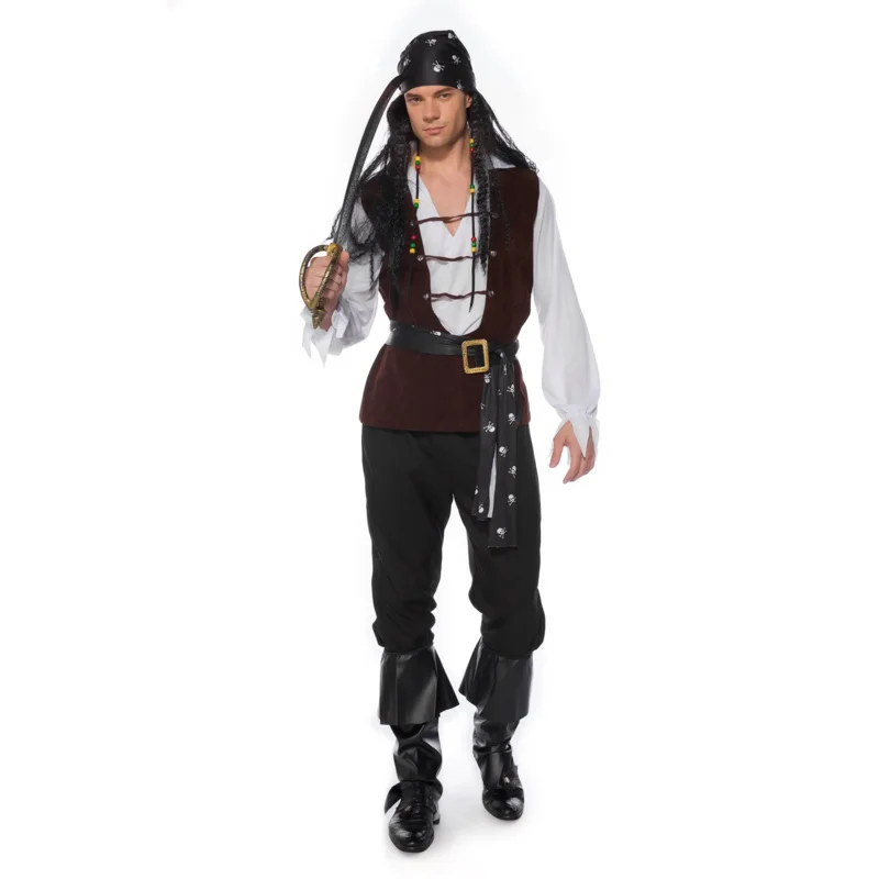 Bear's Den Halloween Men Cosplay Costumes Carnival Pirate Stage Performance Costume Christmas Male Party Su New 2025