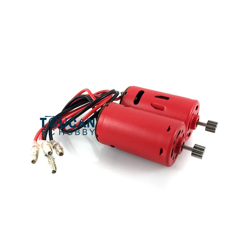 Henglong 1/16 Metall-Antriebsgetriebe, rote Motoren für 6,0 RC Panzer, DIY Ersatzteile, Boost Toy Power TH16464-SMT7