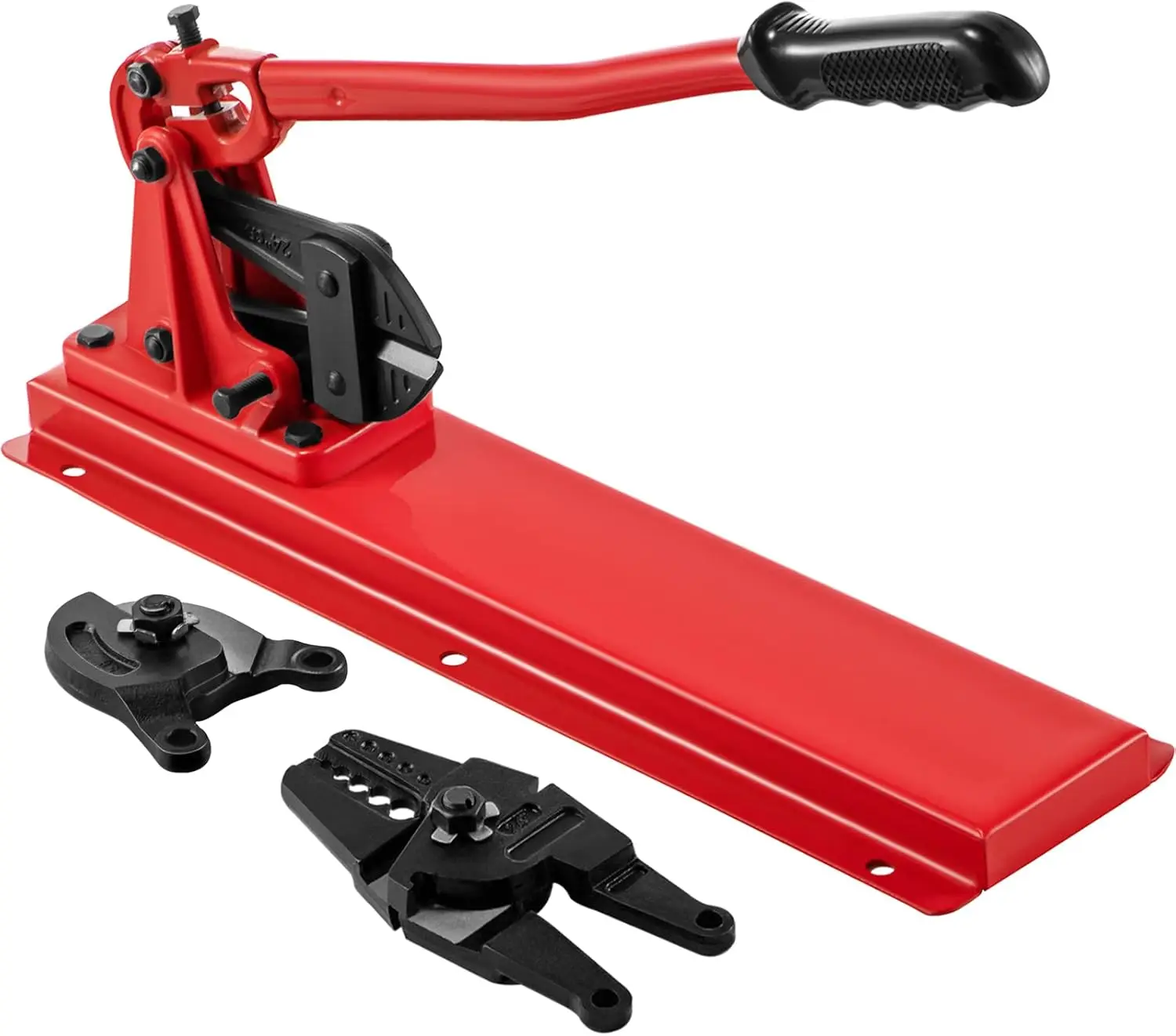 

Bench Swager Tool 24" Wire Rope Swaging Tool w/Crimper Cable Bolt Cutter Head Bench Crimper 1/16"-3/16" Aluminum/Copper Sleeves