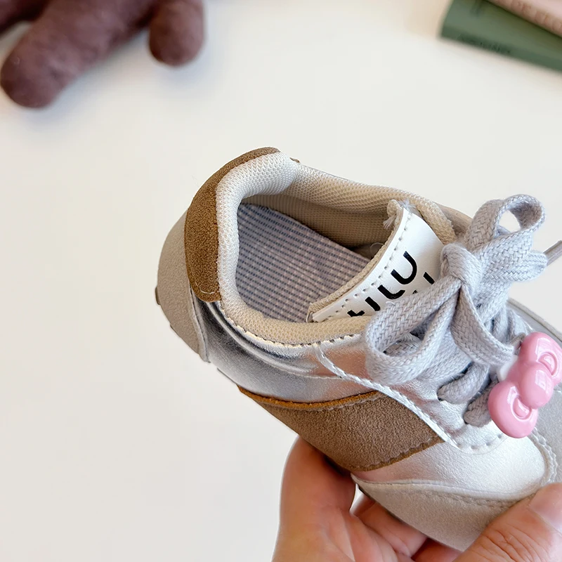 Bébé mignon dessin animé baskets filles printemps chaussures de sport enfants école chaussures décontractées