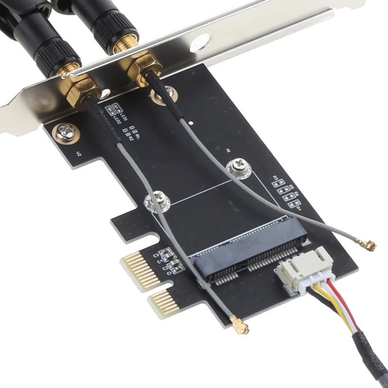 Hochwertiger Mini-PCI-Express-zu-PCIE-X1-Adapter, perfekt für Desktop-Computer