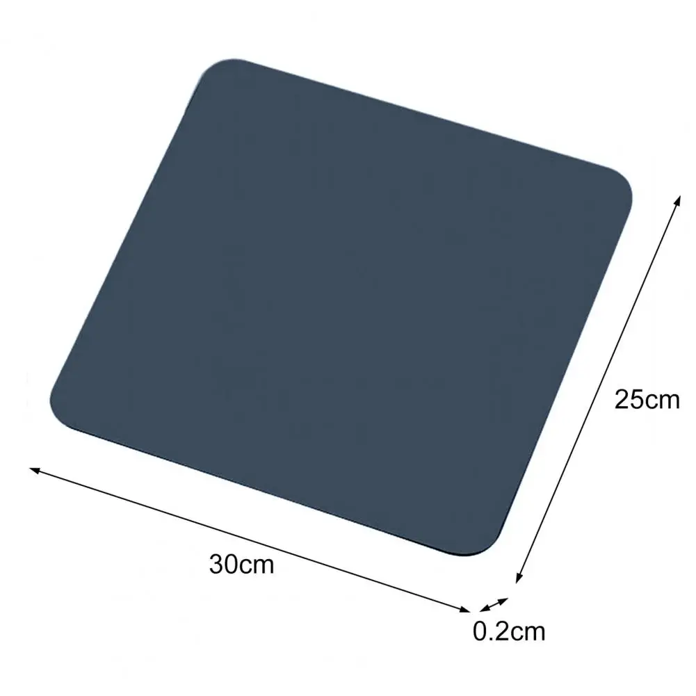 Computer Mousepad Double-sided Square Small Waterproof Thickened Non-slip Faux Leather Solid Color Laptop Mouse Mat Computer Acc