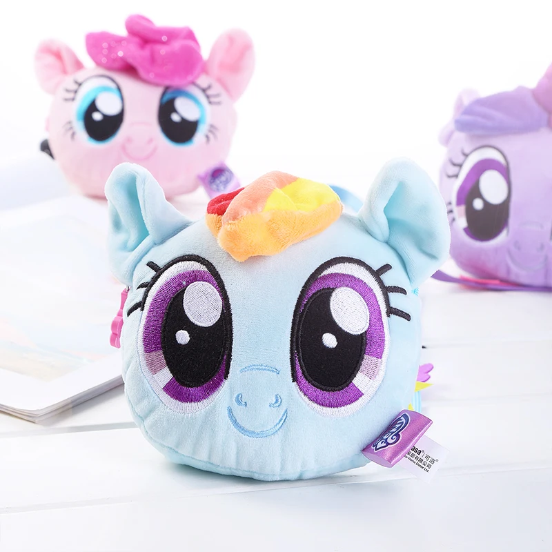 Hasbro Genuine My Little Pony Plush Doll Messenger Bag  Cute Unicorn Girl Decoration Toy Children's Birthday Christmas Gift