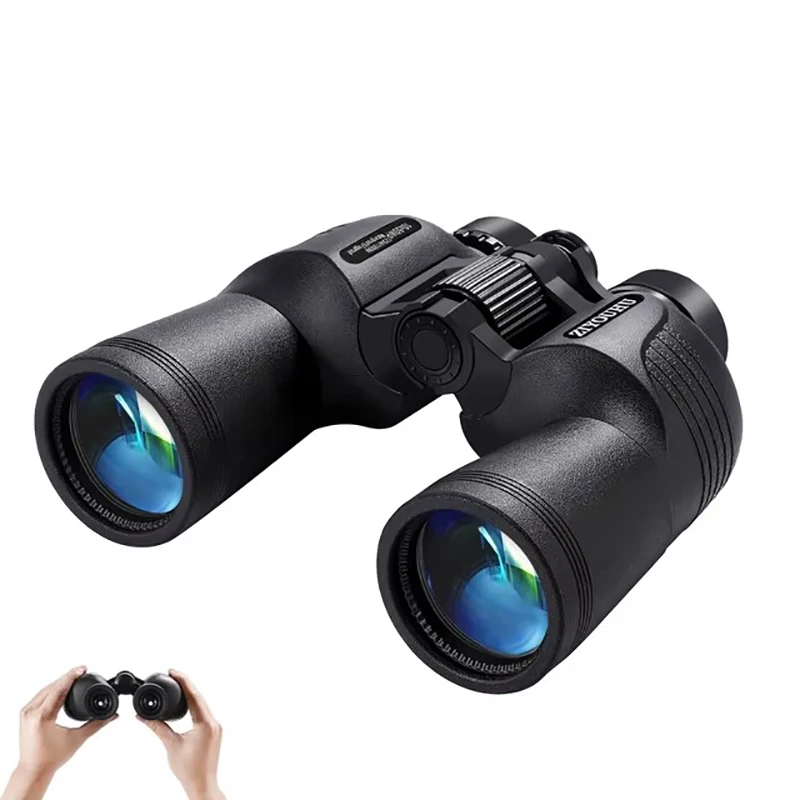 

ZIYOUHU High Power 10x50 Porro Prism Binoculars FMC HD Wide Angle Long Range for Bird Watching Camping Hiking Powerful Telescope