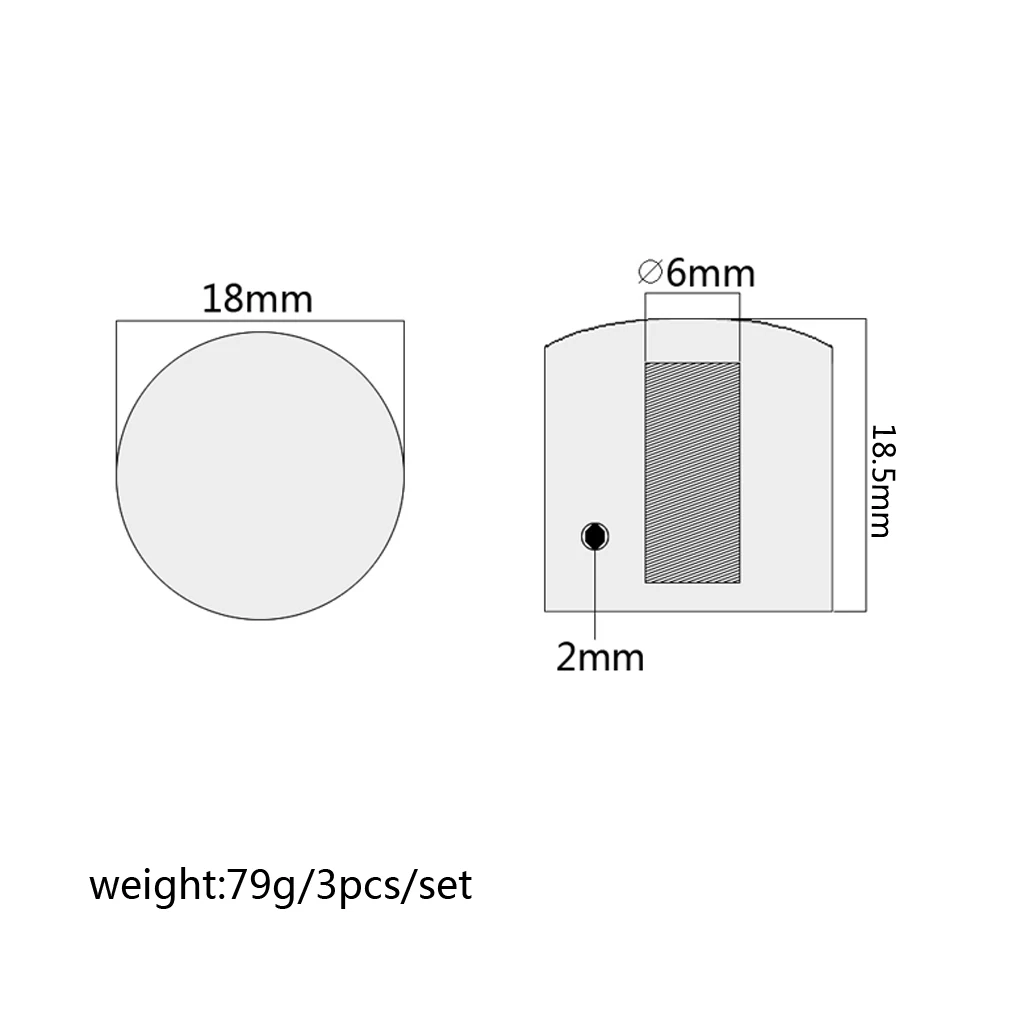 Metal Electric Guitar Knobs Bass Durable Metal Volume Tone Cap Dome Knobs Guitarra Cap Tone Control Knobs