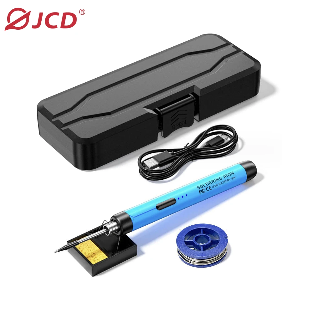 USB-soldeerboutset LED digitaal display Type-C-interface Draadloze elektrische soldeerbout Lasapparaat met instelbare temperatuur