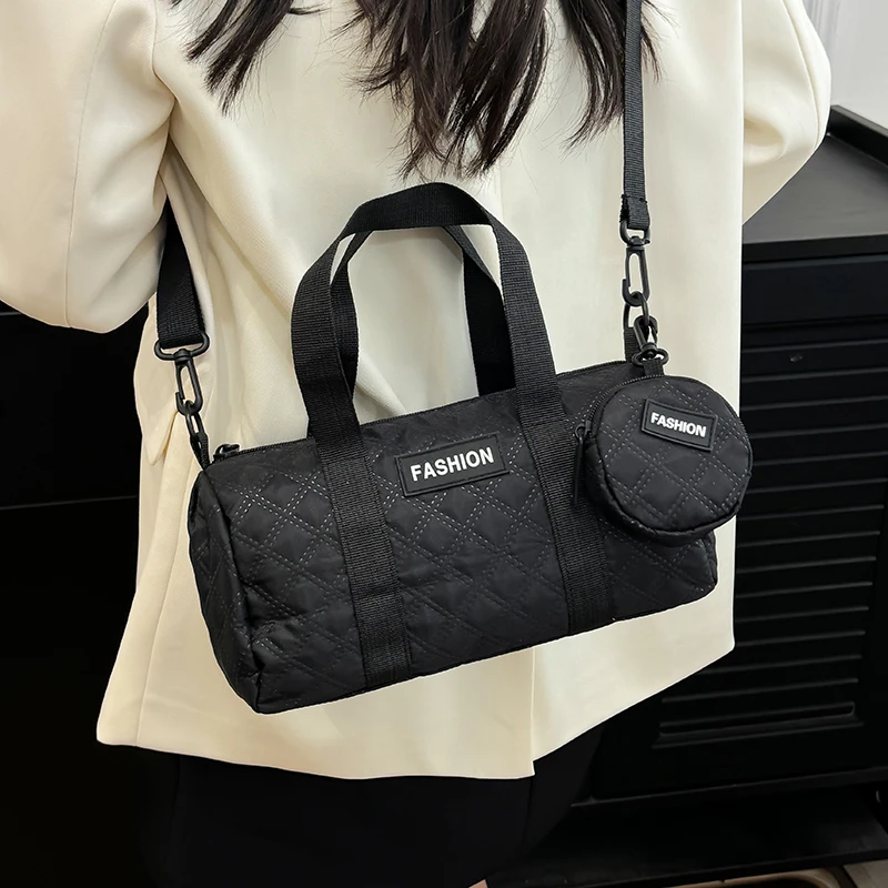 حقيبة كتف محايدة للرجال والنساء، متوفرة بألوان متعددة، مناسبة للسفر، يخدم أيضًا كحقيبة الأم والطفل. #4