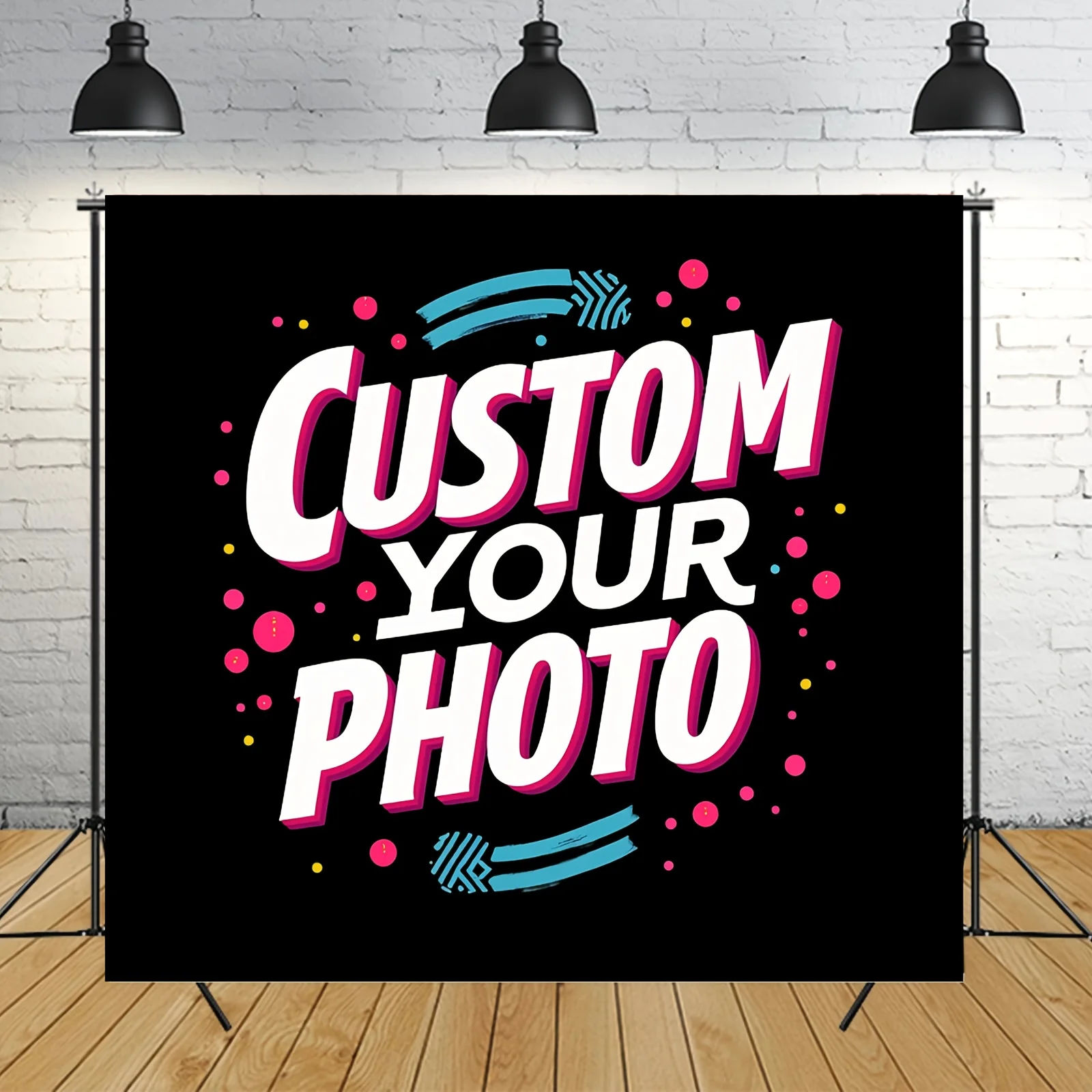 Custom Photo Text Size Backgrounds Birthday Gifts Wedding Party Personalized Banners Vinyl Party Banners Upload Your Own Designs