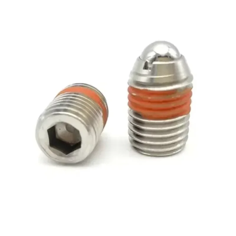 

gEokuDND 5 шт. M3 M4 M5 M6 сверхпрочный шариковый плунжер для позиционирования волновых бусин Болт Замок для рогатки Длина 7 мм-13 мм