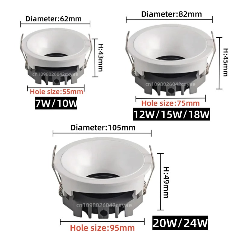 جرافيتي الذكية LED ضوء السقف COB النازل أضواء كاشفة قابلة للتعديل زيجبي 3.0 جزءا لا يتجزأ من المطبخ إضاءة داخلية لمبة
