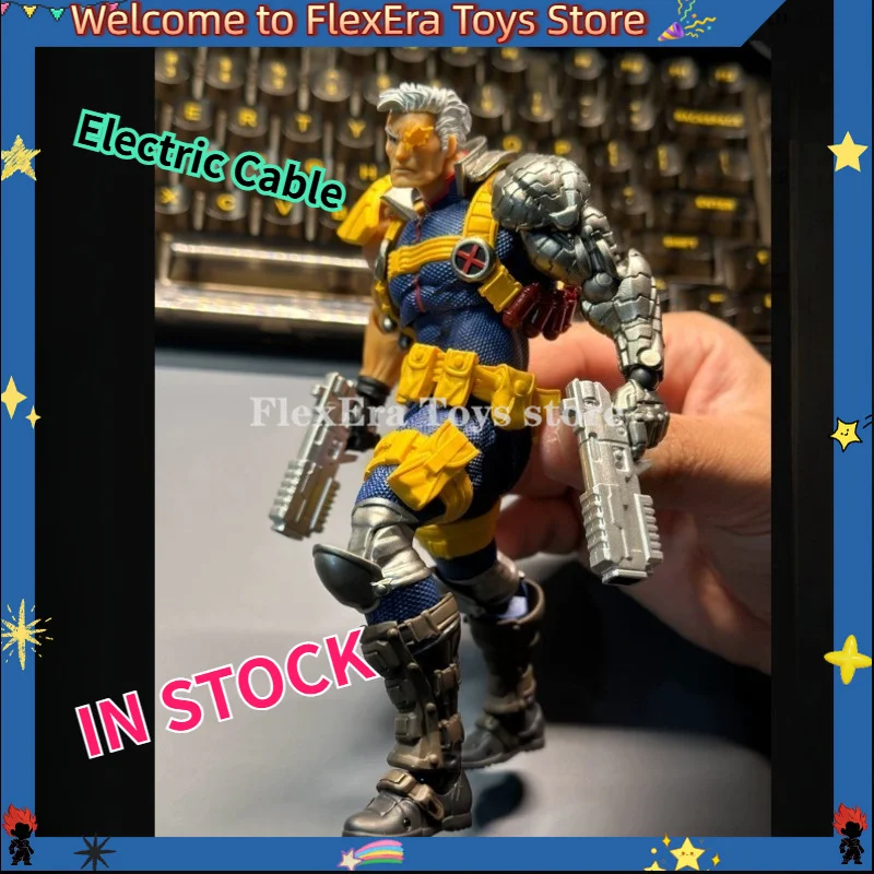 In-stock KAIYODO Gundam Technology Marvel Mountain Pass X-Men 1.5ver. Electro-Cable Action Figure Toy Collection Gift