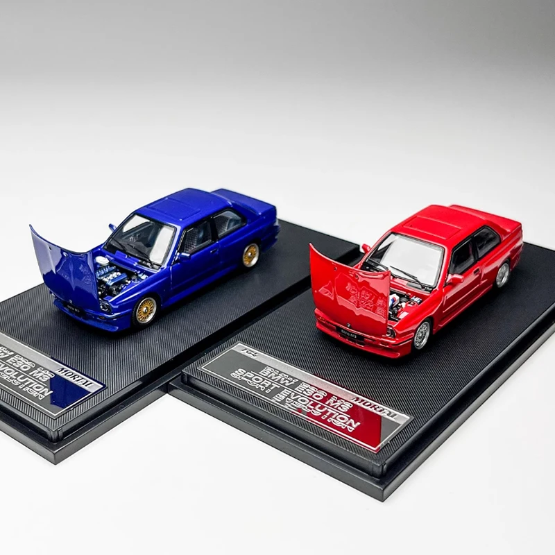 Mortal diecast escala 1:64 m3 e30 esporte liga veículo modelo acabado simulação coleção decoração menino presente do feriado exibição
