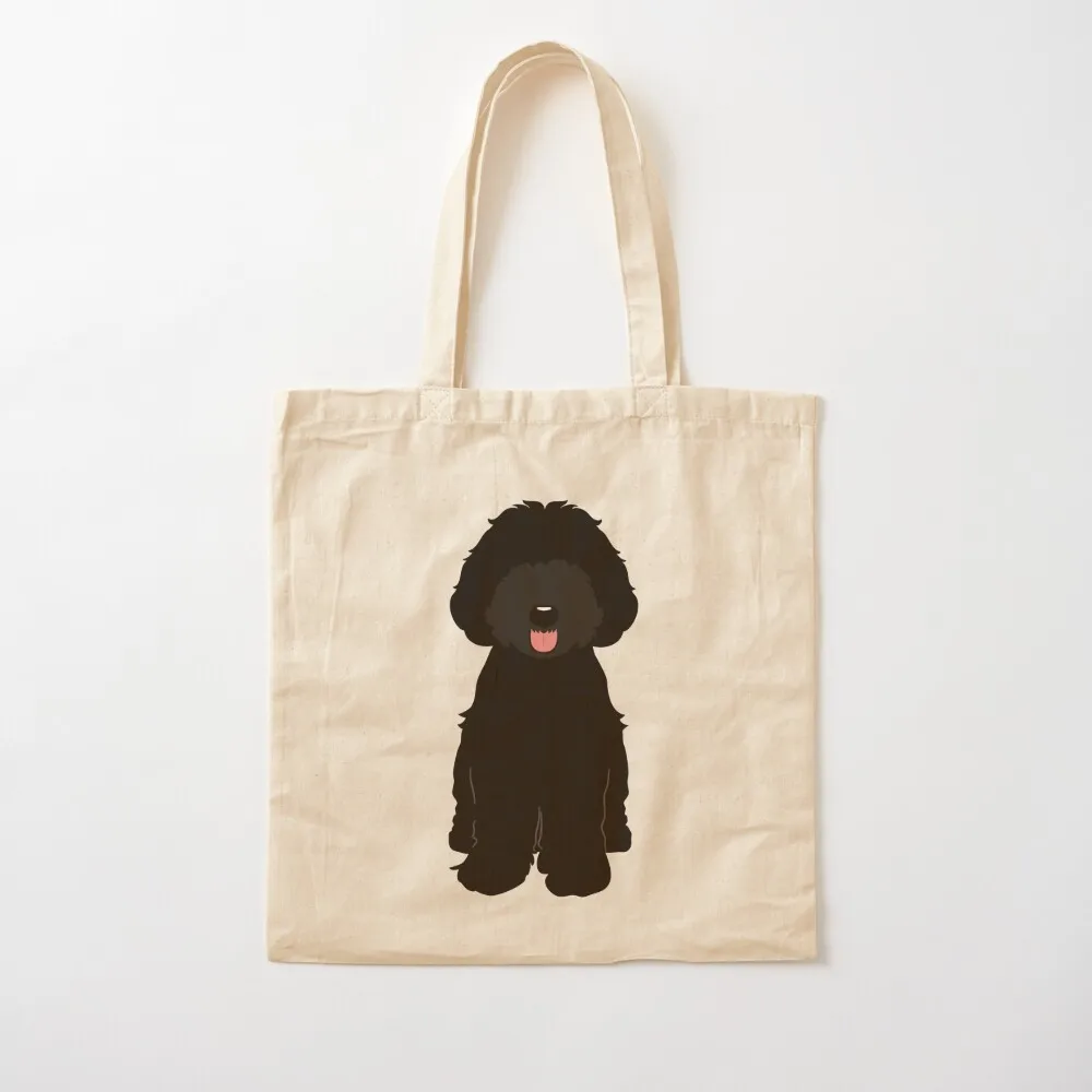 

LOVE Black Aussiedoodle Tote Bag Women's beach bags Cloth bags Canvas Tote Bag