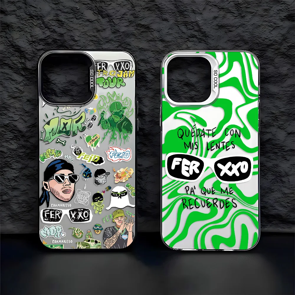 Feid Nitro Jam Ferxxo حافظة لهاتف سامسونج جالاكسي A16 A06 A35 A55 A25 A05S A15 A54 A34 A24 A14 A05 A04 4G 5G غطاء خلفي غير لامع