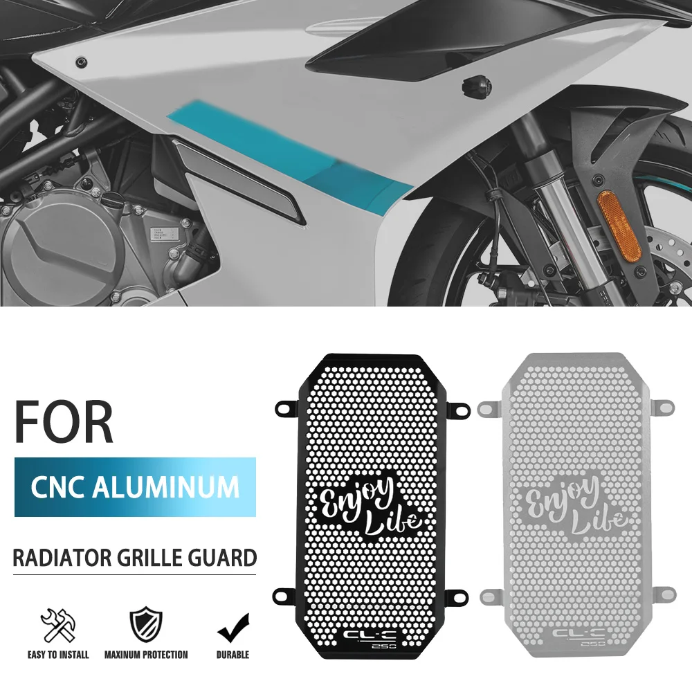 250CL-C Radiator Grille Cover Guard Protection Protetor For CFMOTO CF MOTO 250 CL-C 250 CLC 250 2024 2025 Motorcycle Accessories