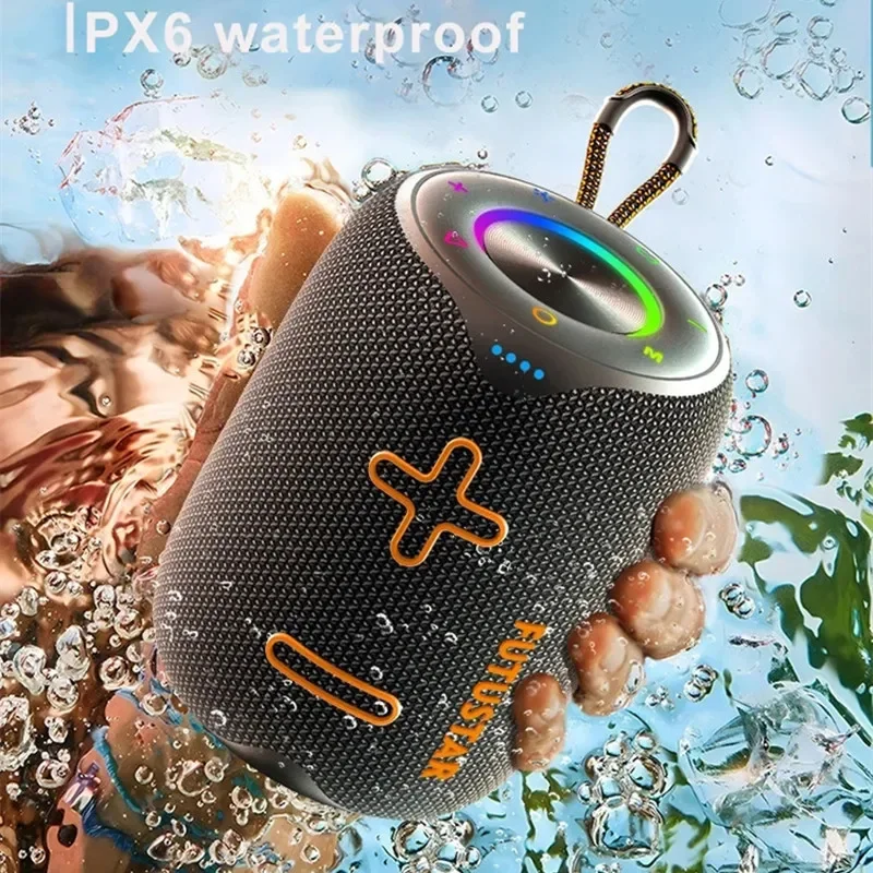 HiFi Wireless Bluetooth TWS Stereo Surround Subwoofer AUX U Disk TF Card Speakers Mini Portable Outdoor Waterproof Sound Column