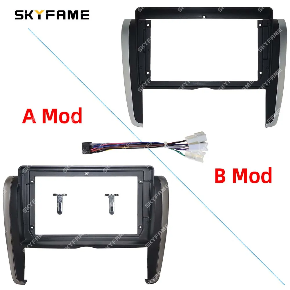 SKYFAME Car Frame Fascia Adapter Android Radio Dash Fitting Panel Kit For Toyota Premio Allion 260
