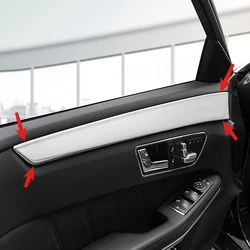 Stainless Steel Door Decoration Strips For Mercedes Benz E Class W212 2010-2015 Car Styling Interior Accessories