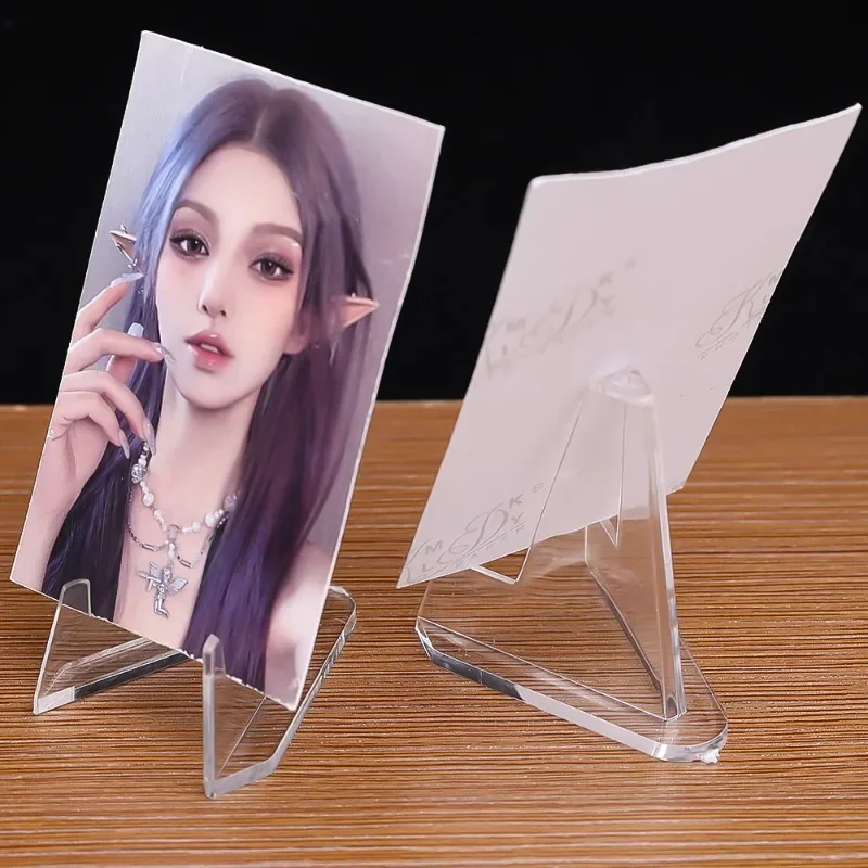 Clear Magnetic Card Holder 35PT Support Case Set Cards Protective Hard Plastic Sleeves Triangle Display Stand Baseball Sports