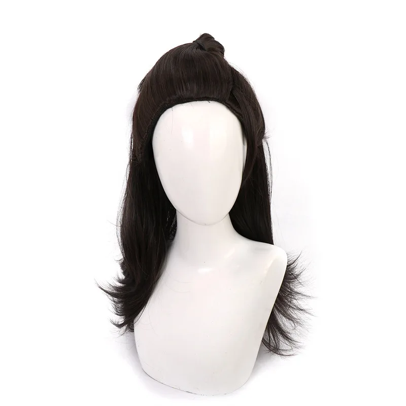 Jujutsu Kaisen, Yuji Itadori, peruca cosplay estilo personagem de pé espetada para trás