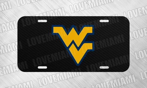 For West Virginia Mountaineers License Plate Auto Car Tag FREE SHIP Aluminum