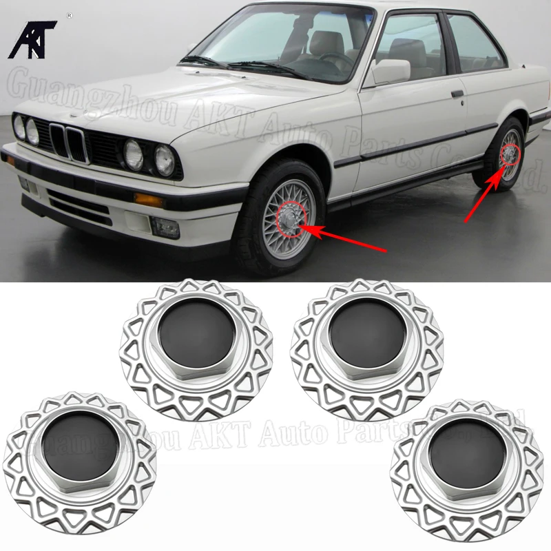 4pcs Top Quality  Wheel Center Hub Cap Emblem Badge Rims for STYL.5 E30 318i 325e 325i New 1984-1991 14