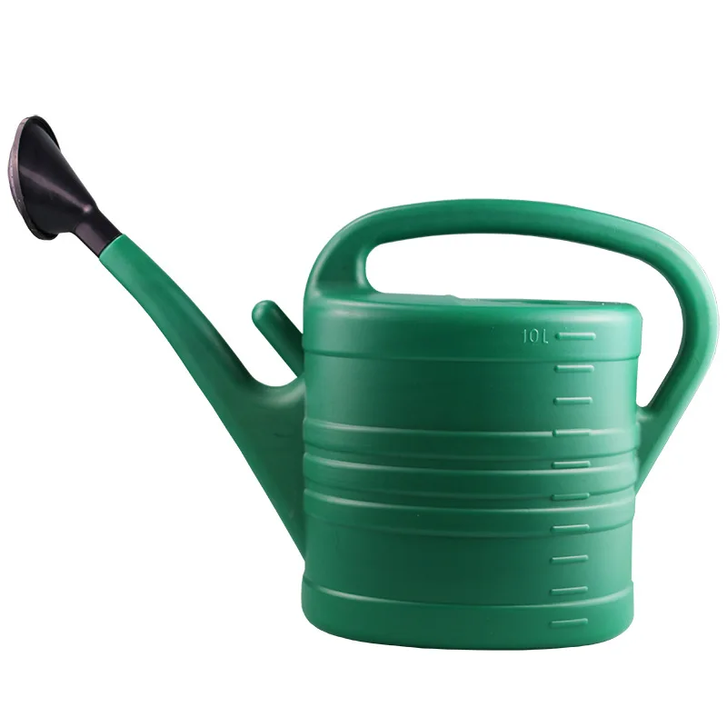 

Watering Can with Green 10 Litre 2 Gallons Garden Flower Water Bottle Watering Kettle with Handle Long Mouth