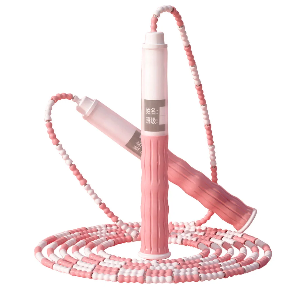 

Bamboo Skipping Rope Outdoor Jump Boys Adults Kids Adjustable Beaded Student Girls Ropes for Fitness