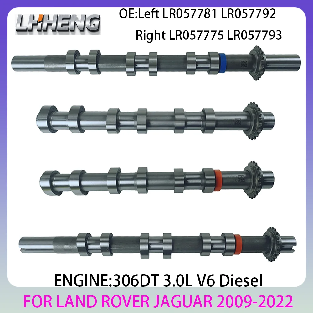 306DT Intake Exhaust Camshaft For LAND ROVER RANGE ROVER JAGUAR 3.0L 3.0 L T V6 Diesel 09-22 LR057781 LR057792 LR057775 LR057793