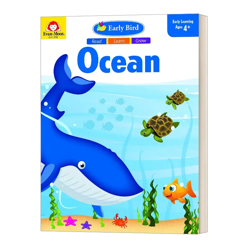 Evan-Moor Early Bird Ocean Workbook,aged 4 5 6 7, English book 9781629383422