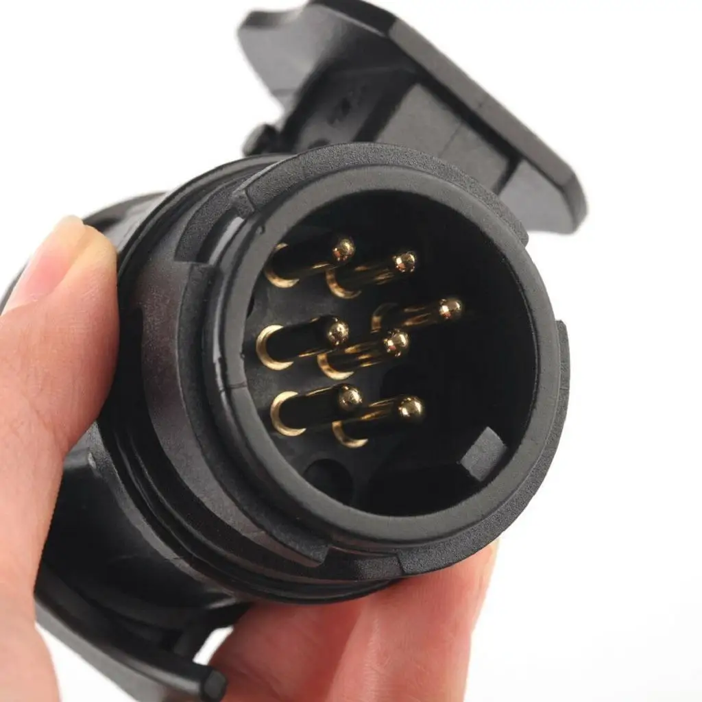 

1 упаковка грузовика-прицепа, 13-контактный на 7-контактный адаптер для буксировочной вилки, конвертер