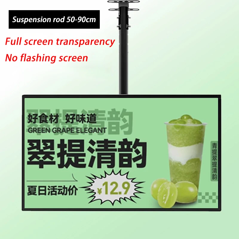 Ultra thin button type LED lightbox luminous display screen LED backlit menu board/suitable for restaurants/cafes/billboards
