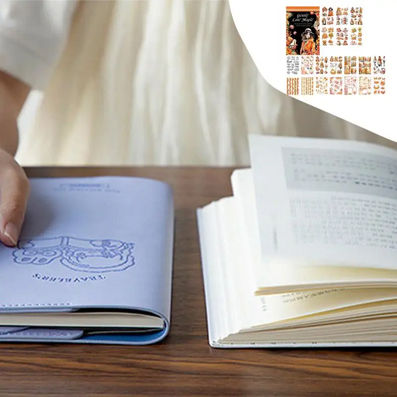 Book Themed Stickers Scrapbooking Stickers For Kids Scrapbooking Stickers & Sticker Machines For Journaling Scrapbooking Journal