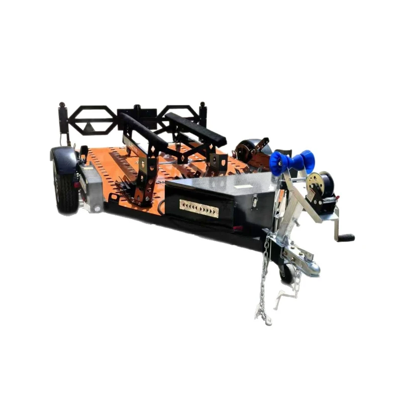 Multifunctional hydraulic lift dual-purpose trailer, universal for motorcycles and motorboats