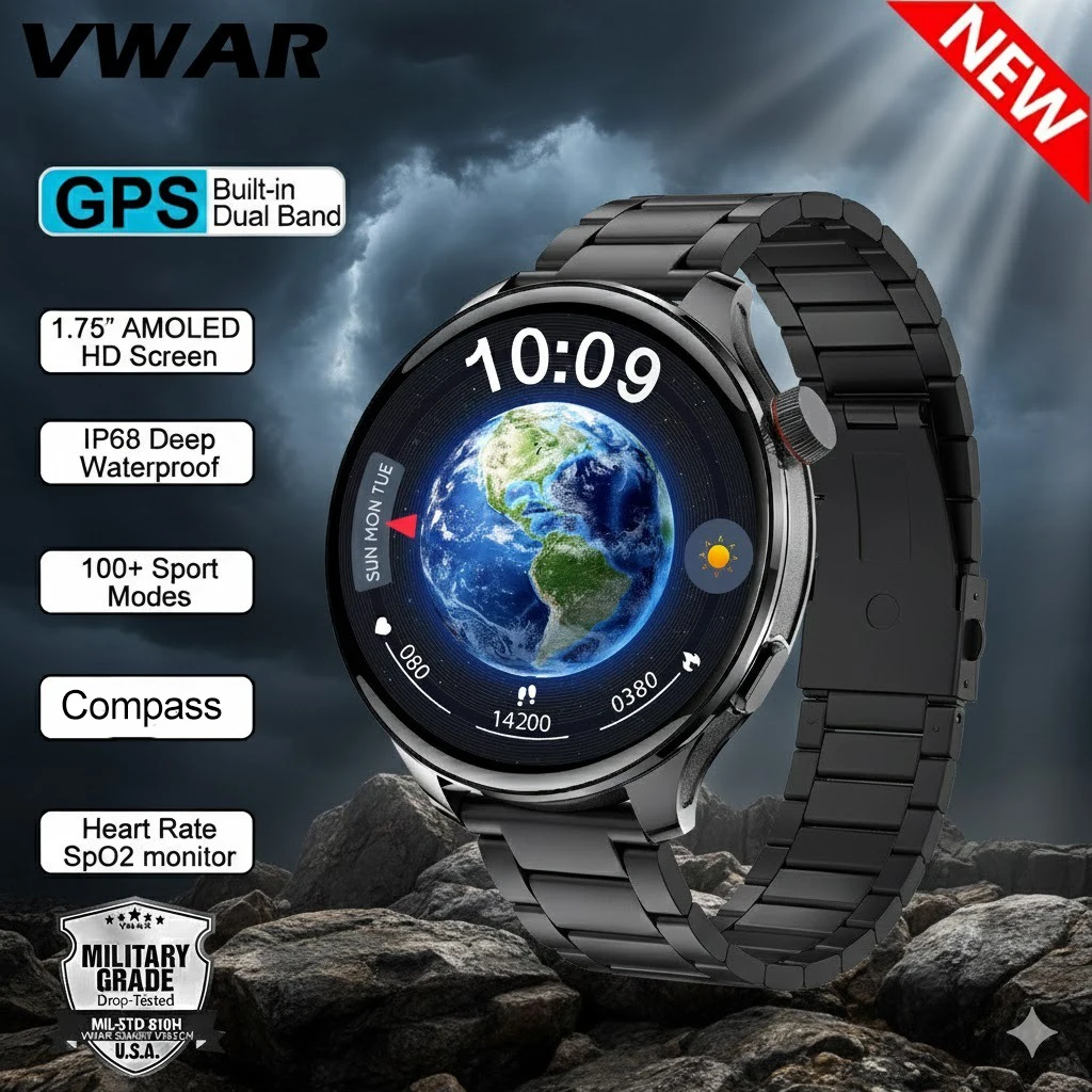 

Balance 2 Built-in GPS Professional Outdoor SmartWatch 1.75-inch AMOLED Screen IP68 Waterproof Bluetooth Call Smart Watch men