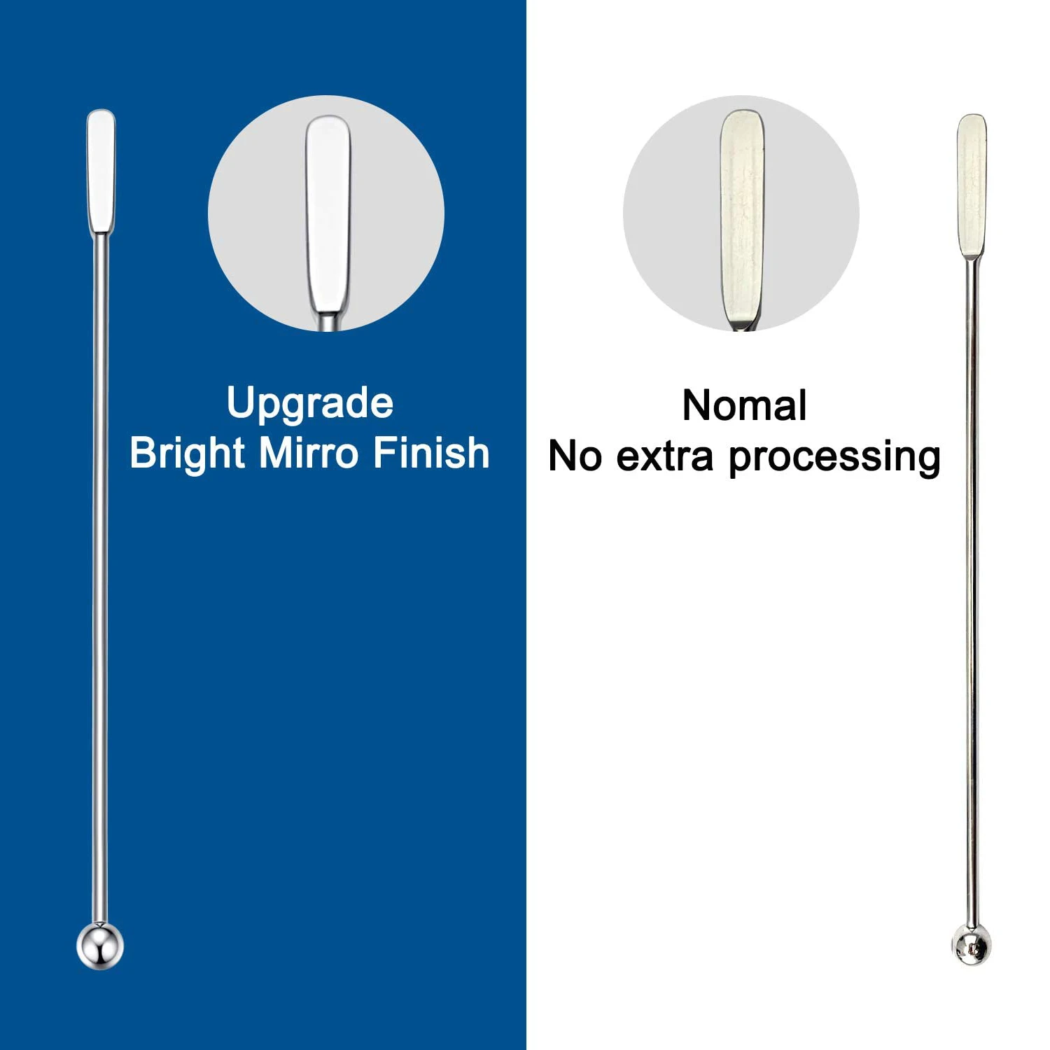 12 قطعة عصي أفرط قسط كوكتيل من الفولاذ المقاوم للصدأ المشروبات شرب النمام عصا قابلة لإعادة الاستخدام اثارة العصي لشريط