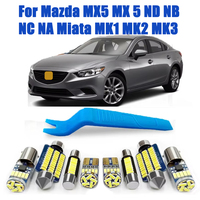 Car Interior LED Lights Canbus For Mazda MX5 MX 5 ND NB NC NA Miata MK1 MK2 MK3 1990 1997 2016 2017 2019 2020 Accessories