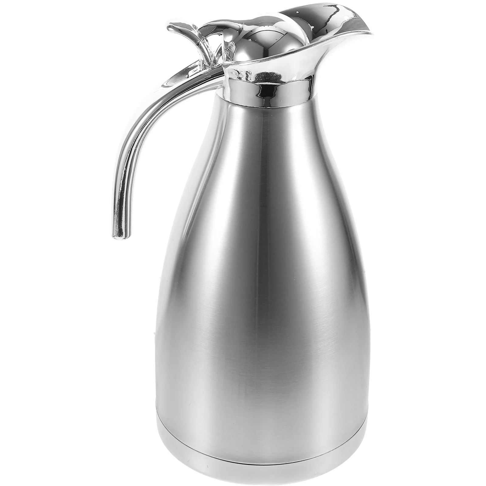 

Double-layer Insulation Pot Car Thermal Water Bottle Kettle Jug Silver Insulated Travel