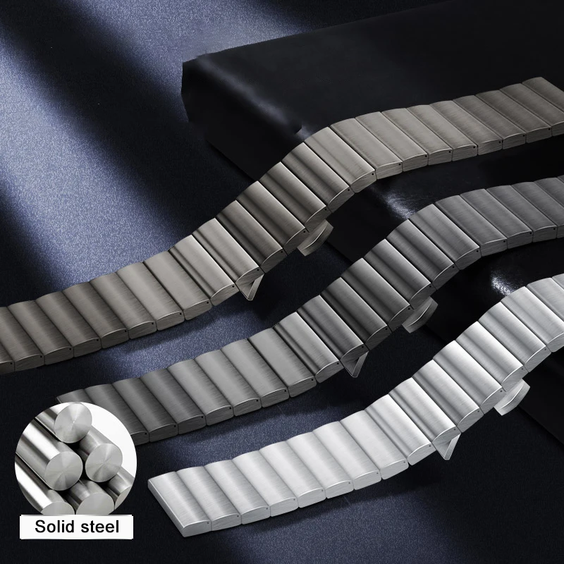 Stainless Steel GT Watchband For Huawei Watch GT 3 46mm/ GT2 Pro/GT 2e/Watch 3/3 pro Strap Business 22mm Universal Man Watchband