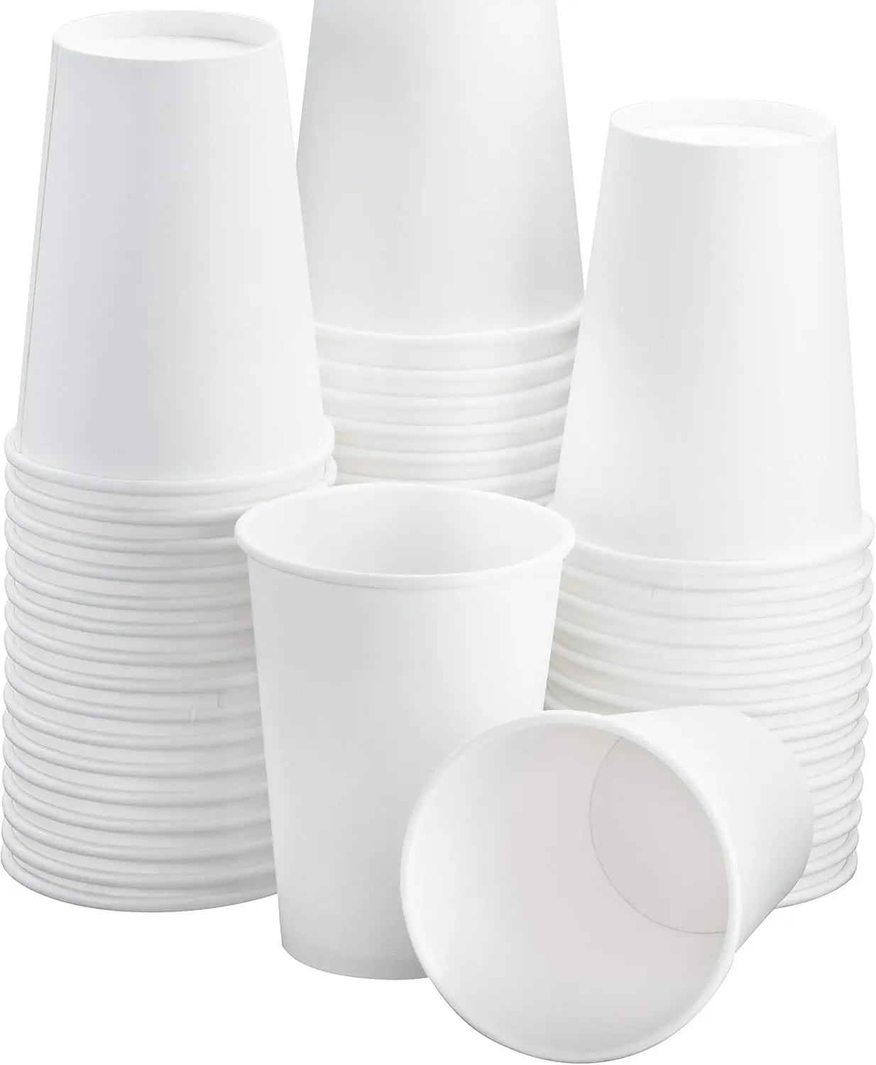 

Restaurant Grade 12oz White Paper Coffee Cups 200pk By . BPA-Free Disposable Cups For Hot and Cold Drinks. Serve Teas,