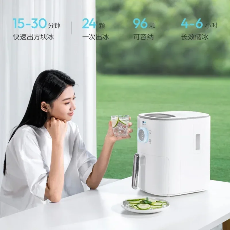 Macchina per il ghiaccio automatica per cubetti di ghiaccio automatica per piccoli dormitori domestici con ghiaccio quadrato solido per produzione all'aperto Maquina De Hielo Máquina De Sorvete