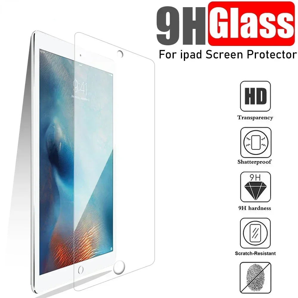 Tablet Tempered glass film For iPad 2 3 4 5 6 7 8 9 10 th Generation Mini Pro 7.9