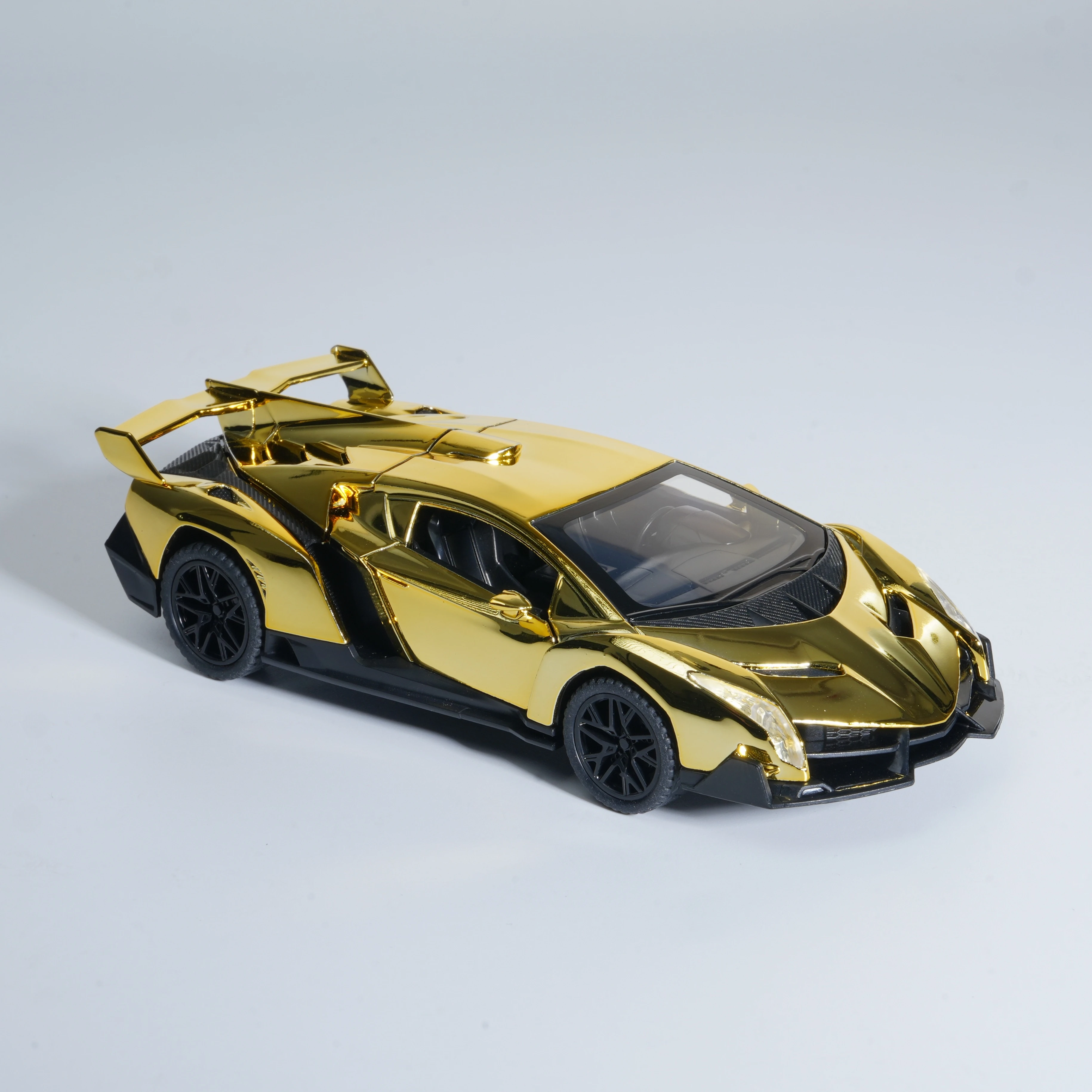 1:32 gegalvaniseerd goudlegering automodel, voorgebouwd gegoten voertuigmodel, geschikt voor cadeau- of desktopdisplay.