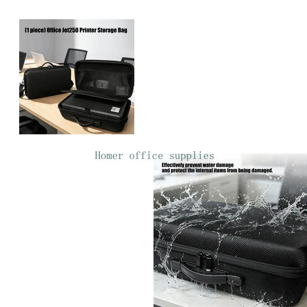 bolsa-almacenamiento-portatil-k43b-para-impresora-officejet-250-jet258-jet200-con-forro-dedicado-y-comoda-correa-para