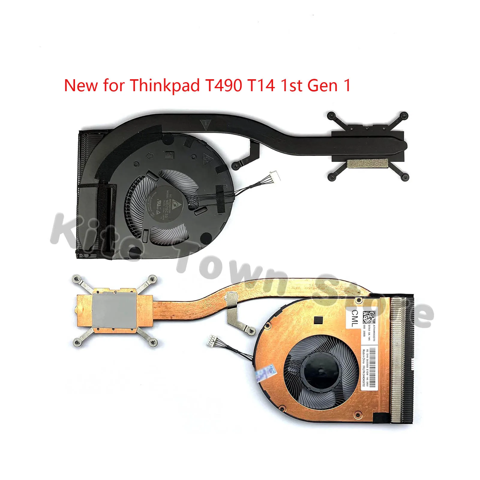 New CPU Cooling Fan with Heatsink for Thinkpad T490 T14 1st Gen 1 UMA Version 5H40W36702 5H40W36703 (Not For T14s)