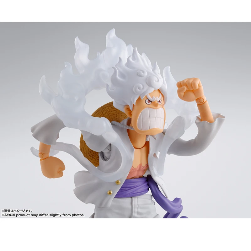 Оригинальные духи Bandai S.h. Фигуртс цельная Обезьяна D. Экшн-фигурка Luffy Gear5 15 см, модель, игрушка в подарок, аксессуары для стран тамаши