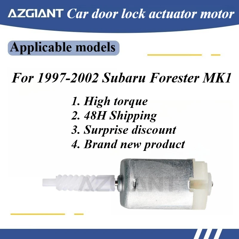 AZGIANT Car door lock actuator motor for 1997-2002 Subaru Forester MK1 High quality copper carbon brush parts FC-280ST-18180 OEM