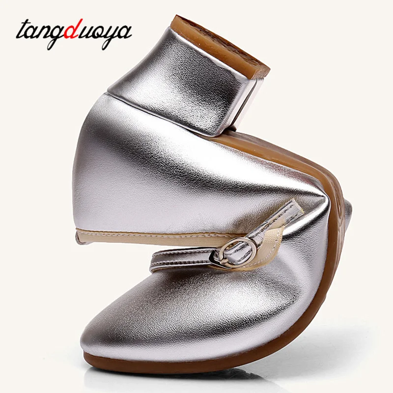 Chaussures de danse à semelle souple pour femmes et filles, chaussures d\'enseignant à talon moyen, salle de Rhde rencontre, tango moderne, salsa, 14