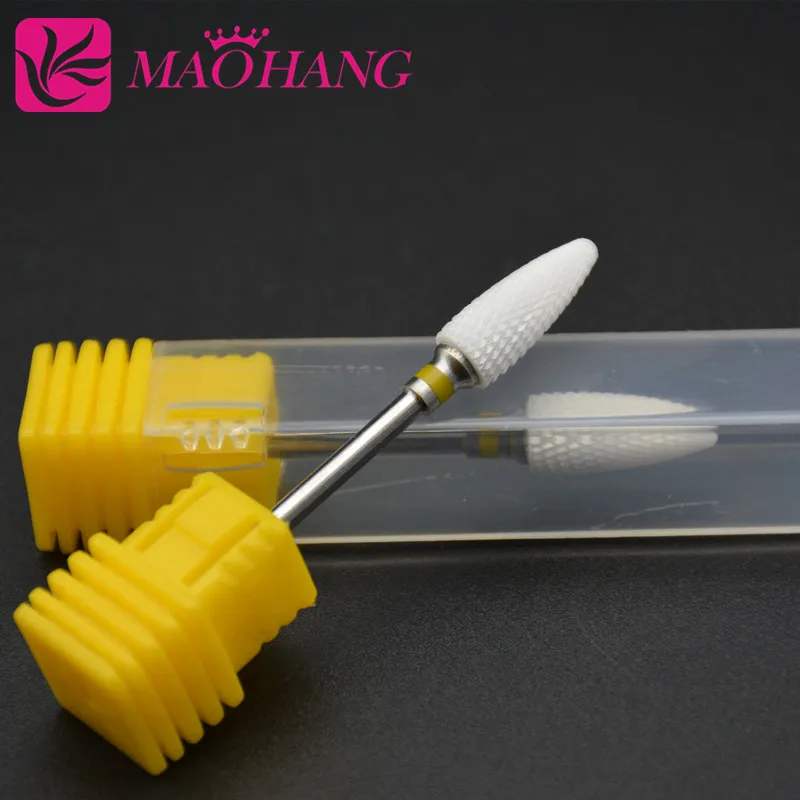 セラミックネイルドリルビット電気ドリルマシンネイルカッタービット爪アクセサリーツールマニキュアペディキュアツール