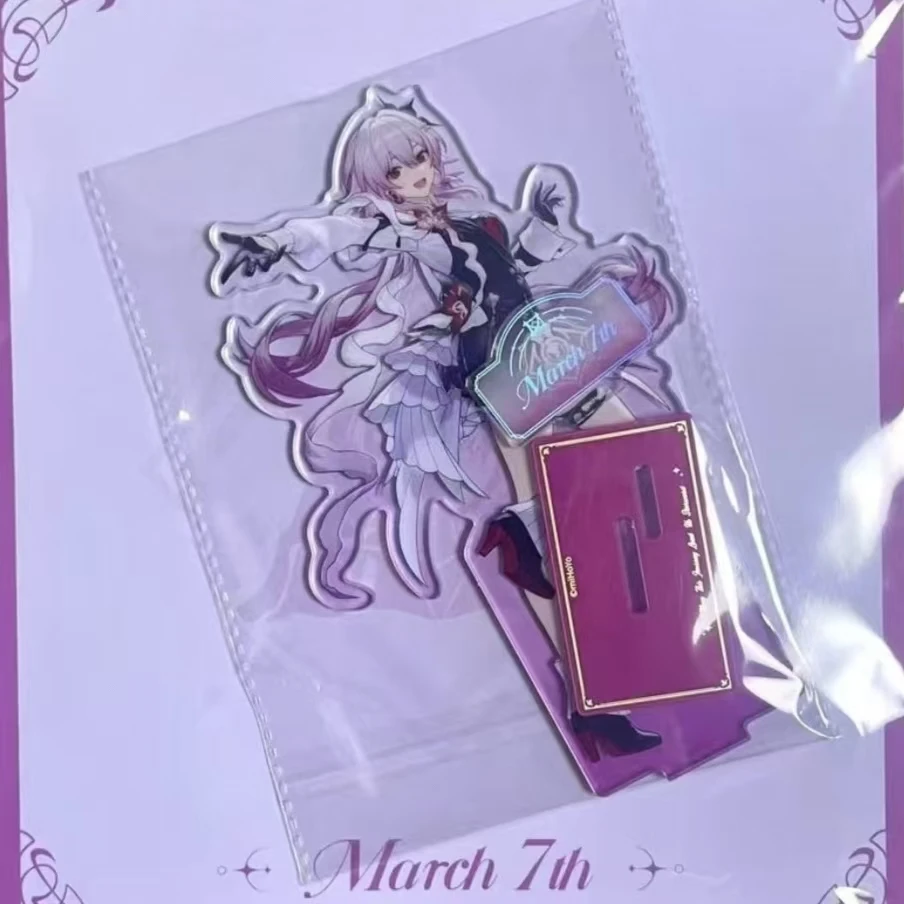 هونكاي إمباكت 3 فيتا إليسيا دانهنغ 7 مارس كوسبلاي أنيمي الشكل أكريليك علامة واقفة ملحقات سطح المكتب هدية الكريسماس #2